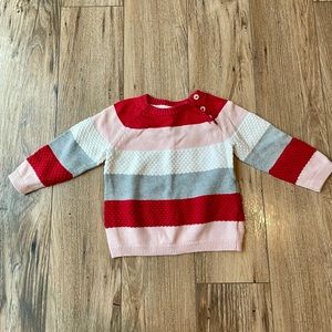 H&M Baby Girl Sweater; Size 9-12 months